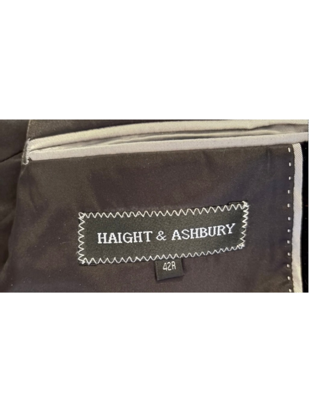 HAIGHT & ASHBURY Black Corduroy Sport Coat 42R - Picture 3 of 4